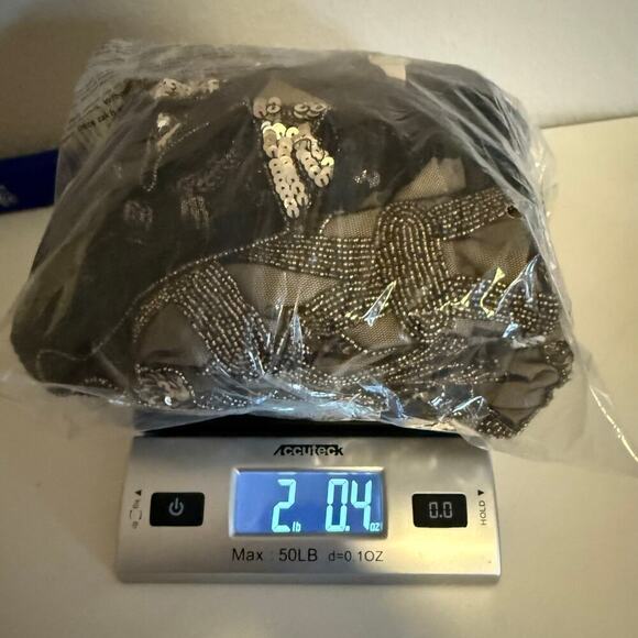 NWOT Aidan Mattox Beaded Mesh Dress - Picture 15 of 15